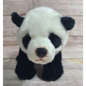 Nat & Jules Demdaco Plush Animalcraft Panda Bear Stuffed Animal Realistic 12"